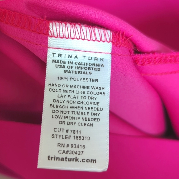 Trina Turk Hot Pink Dress - Picture 5 of 5